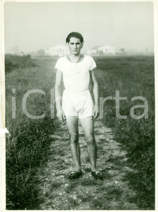 Fotografia d epoca originale 1932 MILANO TALIEDO Cross Country ZERBINI vincitore per squadra MUSSOLINI Foto 1