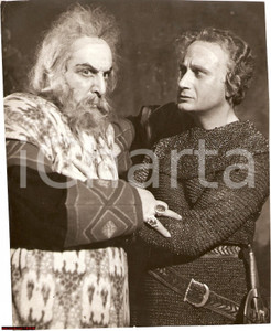 Fotografia d epoca originale 1938 MILANO TEATRO Enzo BILIOTTI Filippo SCELZO Adelchi Fotografia 1