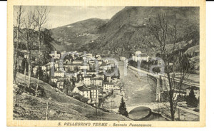 Cartolina originale da collezione 1941 SAN PELLEGRINO TERME BG Scorcio panoramico FP VG 1