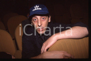 Fotografia d epoca originale 35mm vintage slide 1995 ca CINEMA Massimo CECCHERINI Ritratto dell attore 1