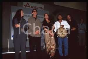 35mm vintage slide* 1995 SANREMO Robbie ROBERTSON Rita COOLIDGE Ritratto (7)