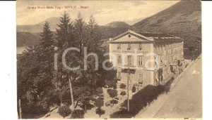 Cartolina originale da collezione 1937 LEVICO TERME TN Grand Hotel BELLEVUE  Bagni Cartolina ILLUSTRATA FP VG 1