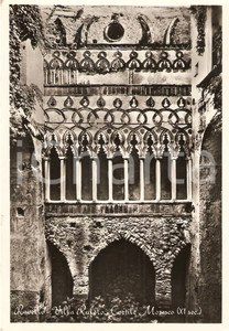 Cartolina originale da collezione 1958 RAVELLO (SA) Cortile moresco di VILLA RUFOLO *Cartolina FG VG 1