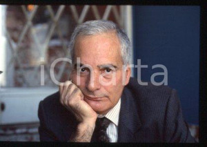 35mm vintage slide* 1985 ca ITALY Portrait of painter & writer Ruggero SAVINIO 7