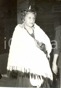 Fotografia d epoca originale 1959 ROMA Annie BOTNEN di MOROKULIEN arriva a Ciampino Foto 15x20 1