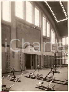 Fotografia d epoca originale 1937 Milano, Scuola Militare TeuliÃ¨, palestra, FOTO 1