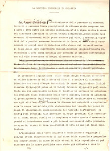 Documento originale, autentico 1934 FASCISMO PROPAGANDA Bonifica integrale in CALABRIA Bozza articolo 1