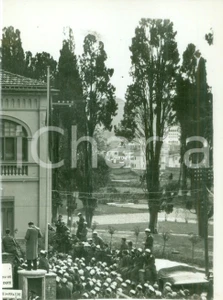 Fotografia d epoca originale 1935 ca NUXIS SARDEGNA Un lembo del paradiso Cerimonia per il DUCE Fotografia 1