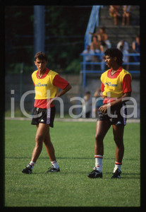 35mm vintage slide* 1988 A.C. MILAN Frank RIJKAARD e Paolo MALDINI Allenamento