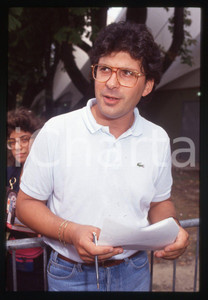 35mm vintage slide* 1990ca COSTUME Fabrizio FRIZZI Ritratto del presentatore (1)