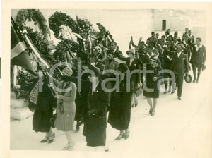Fotografia d epoca originale 1935 ca ROMA Corteo dei Combattenti al MILITE IGNOTO Fotografia 1
