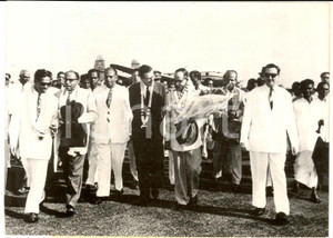 1954 GUERRA DEL VIETNAM - SAIGON - Arrivo commissione indiana per l'armistizio