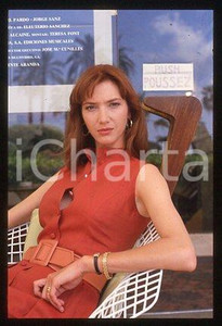 35mm vintage slide* 1994 CANNES Festival Myriem ROUSSEL French actress (37)