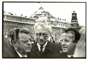 Fotografia d epoca originale 1987 GERMANIA Gerold TANDLER e Franz Josef STRAUSS Presidente BAVIERA Foto 1