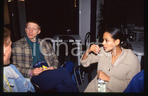 35mm vintage slide* 1993 MILANO - MURATTI INDOOR Boris BECKER e Barbara FELTUS 2