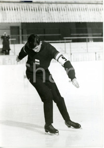 1956 CORTINA D'AMPEZZO Olimpiadi PATTINAGGIO ARTISTICO Allenamento Alain GILETTI
