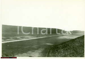 Fotografia d'epoca originale 1930 circa MONTONA (CROAZIA) Il fiume QUIETO bonificato 1
