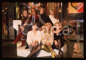 35mm vintage slide* 1983 RAI 1 TEST - Emilio FEDE e Patricia PILCHARD (7)