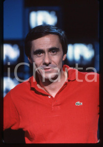 35mm vintage slide* 1985 ca COSTUME Roberto VECCHIONI Ritratto del cantante
