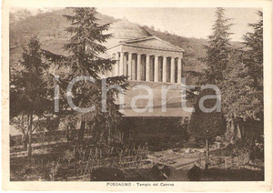 Cartolina originale da collezione 1940 ca POSSAGNO (TV) Veduta Tempio del CANOVA *Cartolina FG VG 1