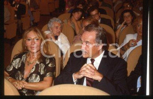 35mm vintage slide* 1987 VENEZIA Ugo TOGNAZZI Franca BETTOJA alla Mostra (9)