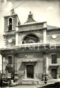 Cartolina originale da collezione 1960 BICCARI FG Chiesa Parrocchiale SS. MARIA ASSUNTA Cartolina 1