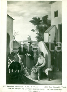 Fotografia d epoca originale 1936 VENEZIA BIENNALE Goffredo TROVARELLI Vita agreste Fotografia coeva quadro 1