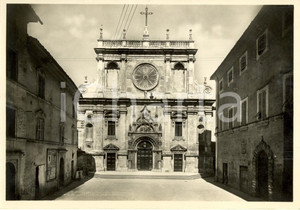 Cartolina originale da collezione 1960 ca TOLENTINO MC Veduta piazza e chiesa di SAN NICOLA Cartolina FG NV 1