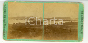 Fotografia d epoca originale 1890 NEWPORT USA  View from FARRANT S POINT Lake MEMPHREMAGOG  Stereoscopy 1