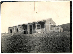 Fotografia d'epoca originale 1940 SIRACUSA Nuove case coloniche BONIFICA Animata 1