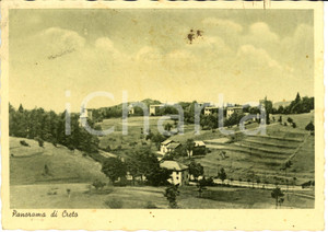 Cartolina originale da collezione 1947 MONTOGGIO (GE) Veduta panoramica Frazione CRETO *FG VG 1