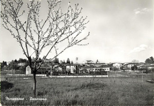 Cartolina originale da collezione 1964 MORAZZONE (VA) Veduta del paese con vigneti *Cartolina postale FG VG 1