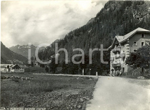 Cartolina originale da collezione 1954 FORMAZZA VB Veduta dell ALBERGO MONTE GIOVE in VAL FORMAZZA FG VG 1
