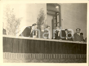 Fotografia d'epoca originale 1930 ROMA Emilio DE BONO e Dino ALFIERI a match di boxe 1