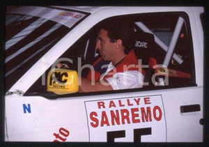 35mm vintage slide* 1994 SAN REMO RALLY Daniel DUCRUET in the car (75)