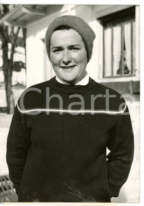 1960 SQUAW VALLEY - OLIMPIADI INVERNALI Arlette GROSSO Ritratto della sciatrice