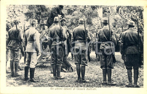 Cartolina originale da collezione 1930 ca Gli ultimi istanti di CESARE BATTISTI - Impiccagione *Cartolina FP NV 1 Cartolina originale da collezione 1930 ca Gli ultimi istanti di CESARE BATTISTI - Impiccagione *Cartolina FP NV 1