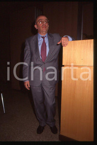 35mm vintage slide* 1998 MILANO POLITICA Salvatore SCIASCIA