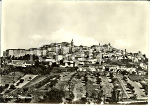 Cartolina originale da collezione 1960 ca TREIA (MC) Panorama della cittÃ  *Cartolina FG NV 1