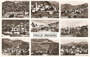 Cartolina originale da collezione 1953 VALLE DI MUGGIO (SVIZZERA) Vedutine e scorci panoramici *Cartolina FP VG 1