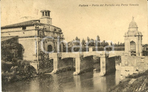 Cartolina originale da collezione 1918 PADOVA Veduta della Porta del PORTELLO ora Porta VENEZIA *Cartolina FP VG 1
