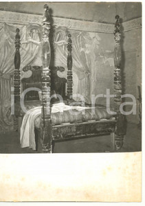 1964 VIZZINI (CT) Palazzo Trao - Letto matrimoniale a baldacchino *Foto 18x24 cm