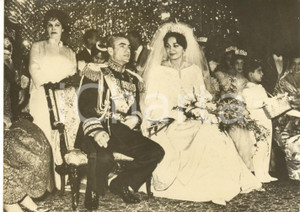 1959 TEHERAN Nozze Mohammed Reza PAHLAVI - Farah DIBA - Sposi dopo il rito