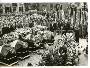 1956 CHARLEROI Tragedia di MARCINELLE - Elogio funebre di Achille VAN ACKER 