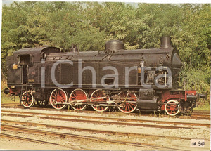 Fotografia d epoca originale 1975 ca FERROVIE STATO Locomotiva a vapore FS GR.940 Foto seriale 29x21 1