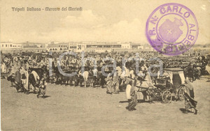 Cartolina originale da collezione 1915 ca TRIPOLI ITALIANA Il mercato del martedì *Cartolina animata FP NV 1 Cartolina originale da collezione 1915 ca TRIPOLI ITALIANA Il mercato del martedì *Cartolina animata FP NV 1