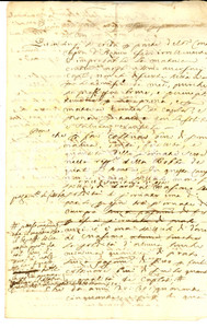 Documento originale, autentico 1711 ASTI Minuta avvocato REBUFFO  su causa contro il conte CAPRA D AZZANO 1