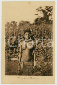1920 ca CONGO BELGE Tatouages du Mayumbe NU ETHNIQUE Carte Postale FP NV (1)  Cartolina postale d'epoca, non viaggiata.CONDIZIONI: FAIRFORMATO: FP    originale e autentica 1