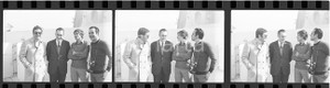 35mm LOTTO 3 NEGATIVI* 1970ca T/n MICHELANGELO Gianni MORANDI con il suo staff