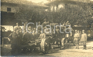 Fotografia d'epoca originale 1917 WW1 ISONZO Reggimento GENIO - Uomini e mezzi - Foto 14x9 cm 1